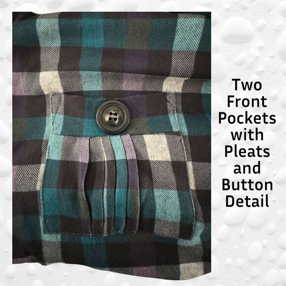 Papillon Plaid Tunic/Dress Size XL Fits like M/L NWOT - Picture 6 of 7